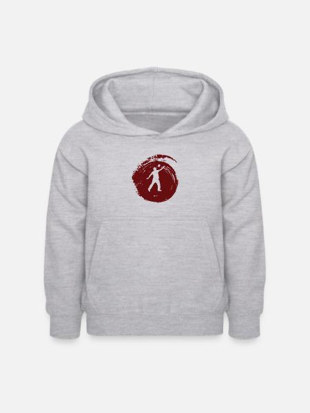 Spiel Regeln - Kinder Hoodie - Hellgrau meliert