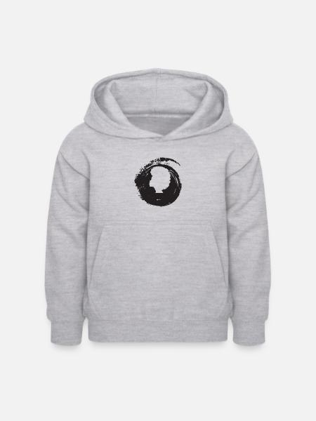 Funky 70s Afro Beat - Kinder Hoodie - Hellgrau meliert