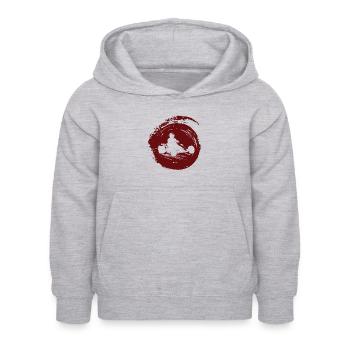 Rennfahrer Turbo - Kinder Hoodie - Hellgrau meliert - Vorne - AI Model Kid Female (0cm)