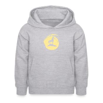 Mythical Unicorn Fable - Kids Hoodie - light heather grey - Front - AI Model Kid Female (0cm)