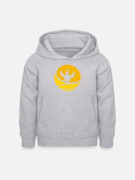 Kücken Ei Ostern - Kinder Hoodie - Hellgrau meliert