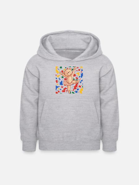Ballerina Schwanensee - Kinder Hoodie - Hellgrau meliert