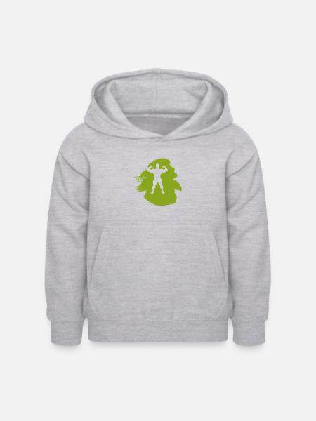 Kampfsport Kampfkunst - Kinder Hoodie - Hellgrau meliert