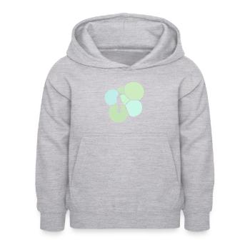 Fischen Fischerei Angelrute - Kinder Hoodie - Hellgrau meliert - Vorne - AI Model Kid Female (0cm)