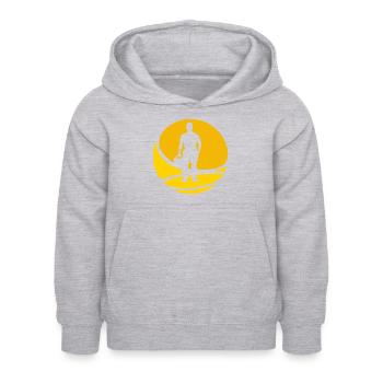 Tool Installer - Kids Hoodie - light heather grey - Front - AI Model Kid Female (0cm)