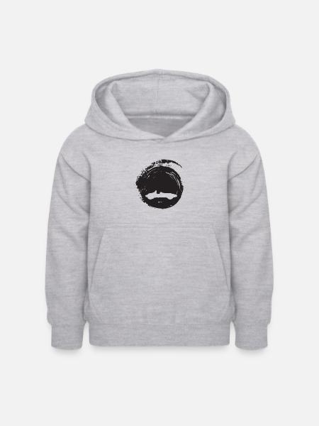 Driften Rennwagen - Kinder Hoodie - Hellgrau meliert
