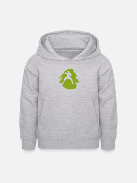 MMA Mixed Martial Arts - Kinder Hoodie - Hellgrau meliert