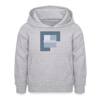 Dampflokomotive Dampflok - Kinder Hoodie - Hellgrau meliert - Vorne - AI Model Kid Female (0cm)
