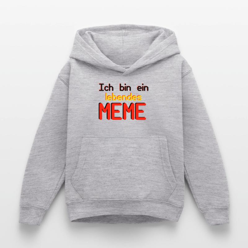 Ich bin ein lebendes Meme (Basic Collection) Kinder Hoodie