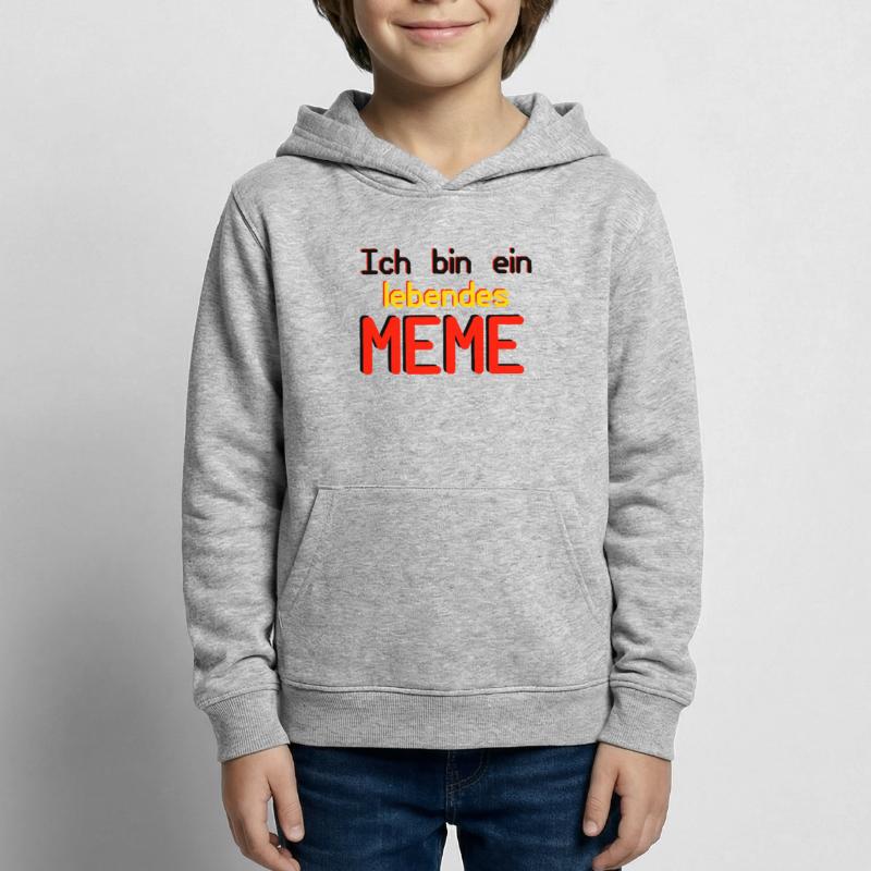 Ich bin ein lebendes Meme (Basic Collection) Kinder Hoodie