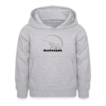 MT1 3 1 - Sweat à capuche Enfant - gris clair chiné - Devant - AI Model Kid Female (0cm)