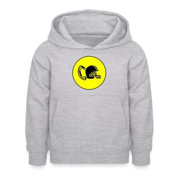 Casque de football - Sweat à capuche Enfant - gris clair chiné - Devant - AI Model Kid Female (0cm)