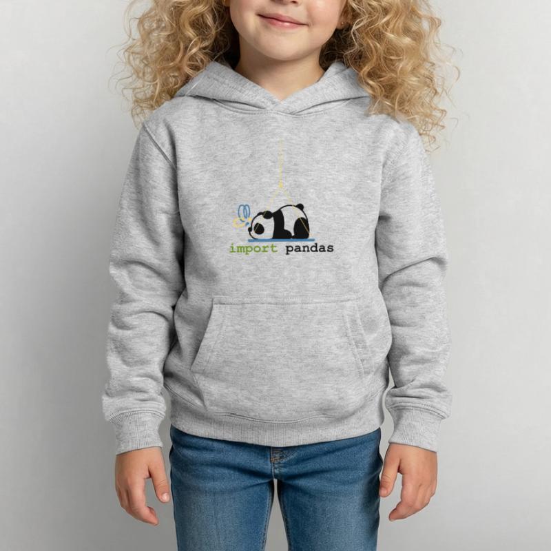 Python Jokes Import Pandas Programming Kids Hoodie