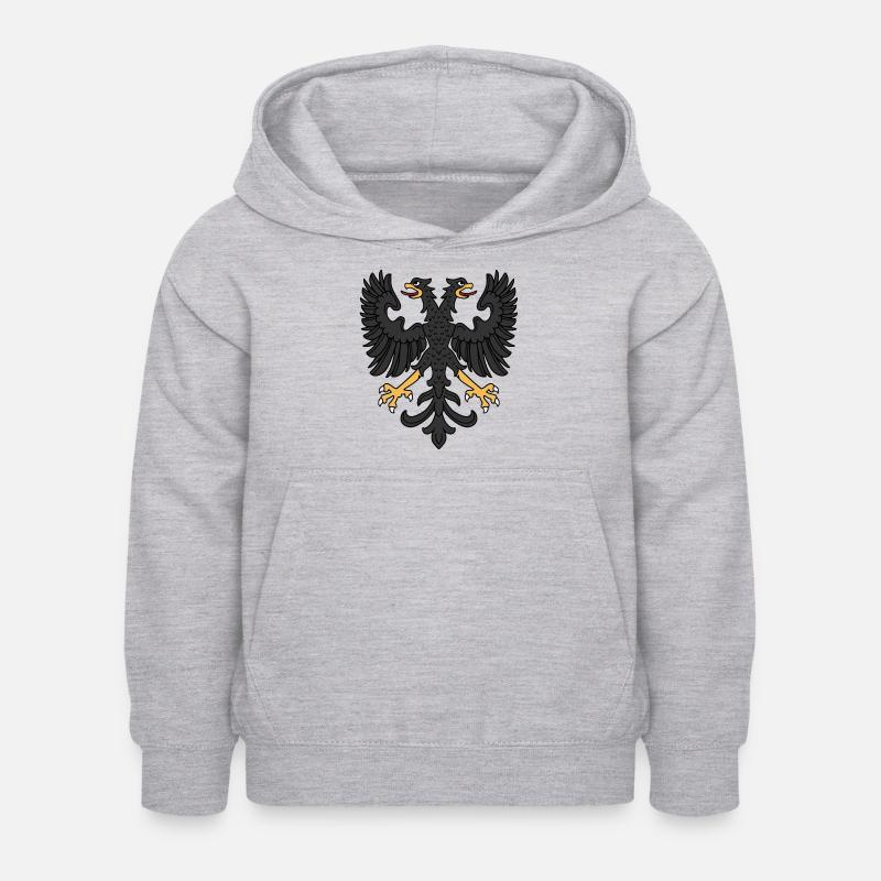 Double eagle - Kids Hoodie - light heather grey