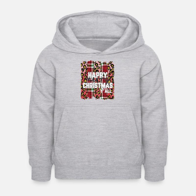 Joyeux Noël La période la plus merveilleuse de l’année - Sweat à capuche Enfant - gris clair chiné
