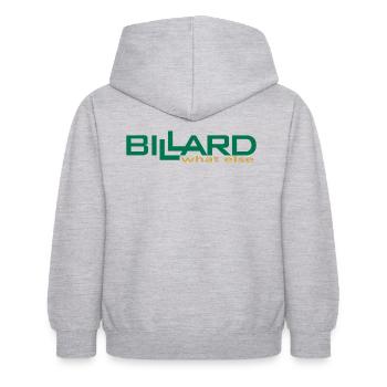 Billard Design quoi d’autre, billard de piscine - Sweat à capuche Enfant - gris clair chiné - Dos - AI Model Kid Female (0cm)