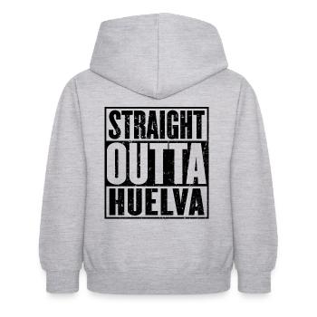 Sortie droite Huelva - Sweat à capuche Enfant - gris clair chiné - Dos - AI Model Kid Female (0cm)