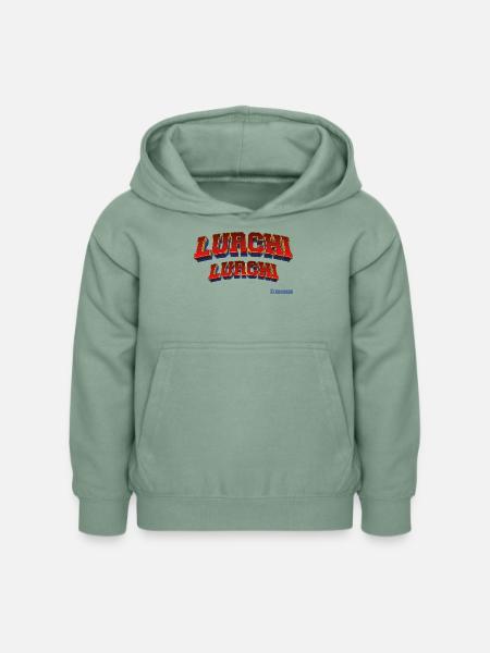 Stromberg Mit Spruch Lurchi Lurchi - Kinder Hoodie - Graugrün