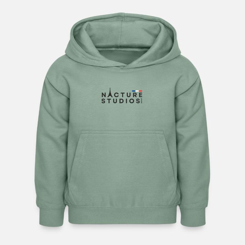 Nicture Studios Paris - Kinder Hoodie - Graugrün