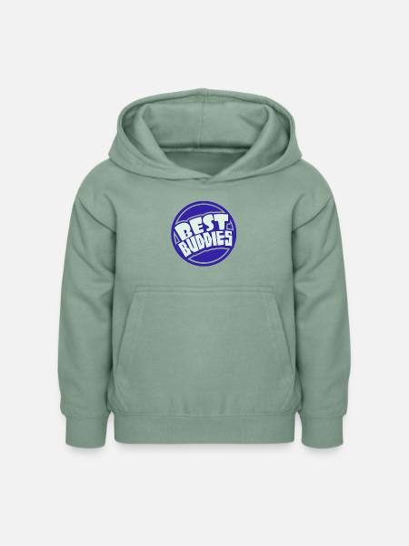 Beste Freunde - Kinder Hoodie - Graugrün