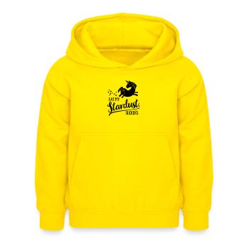 Eat my Stardust, Suckers - Kids Hoodie - yellow - Front - AI Model Kid Female (0cm)
