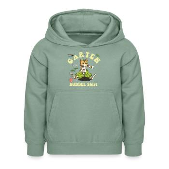 Pettersson & Findus Garten Buddel Shirt Findus - Kinder Hoodie - Graugrün - Vorne - AI Model Kid Female (0cm)