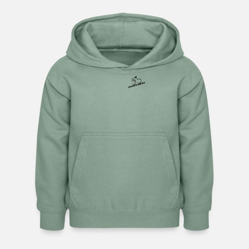 Cyclisme - Sweat à capuche Enfant - vert-de-gris