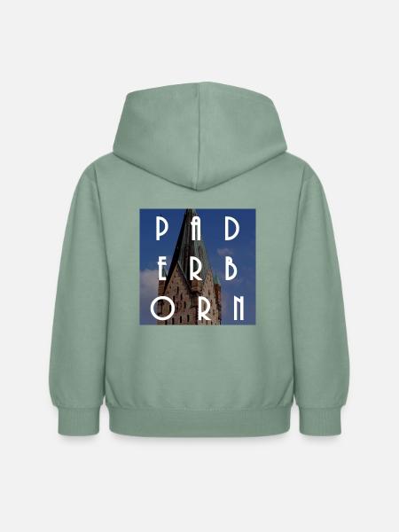 Paderborn - Kinder Hoodie - Graugrün