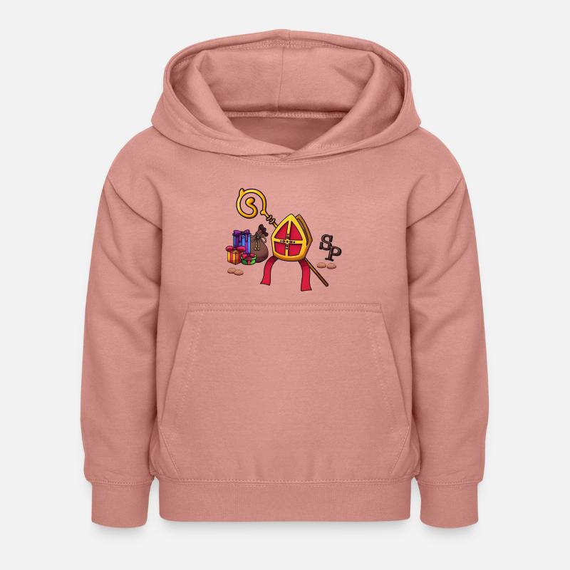 Éléments de Sinterklaas - Sweat à capuche Enfant - rose poudré