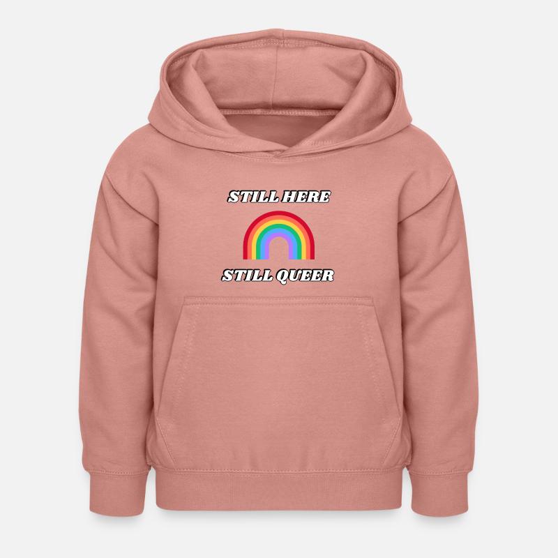 IMMER NOCH HIER NOCH QUEER - Kinder Hoodie - Altrosa