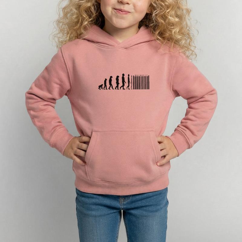 Evolution code à barres Sweat à capuche Enfant