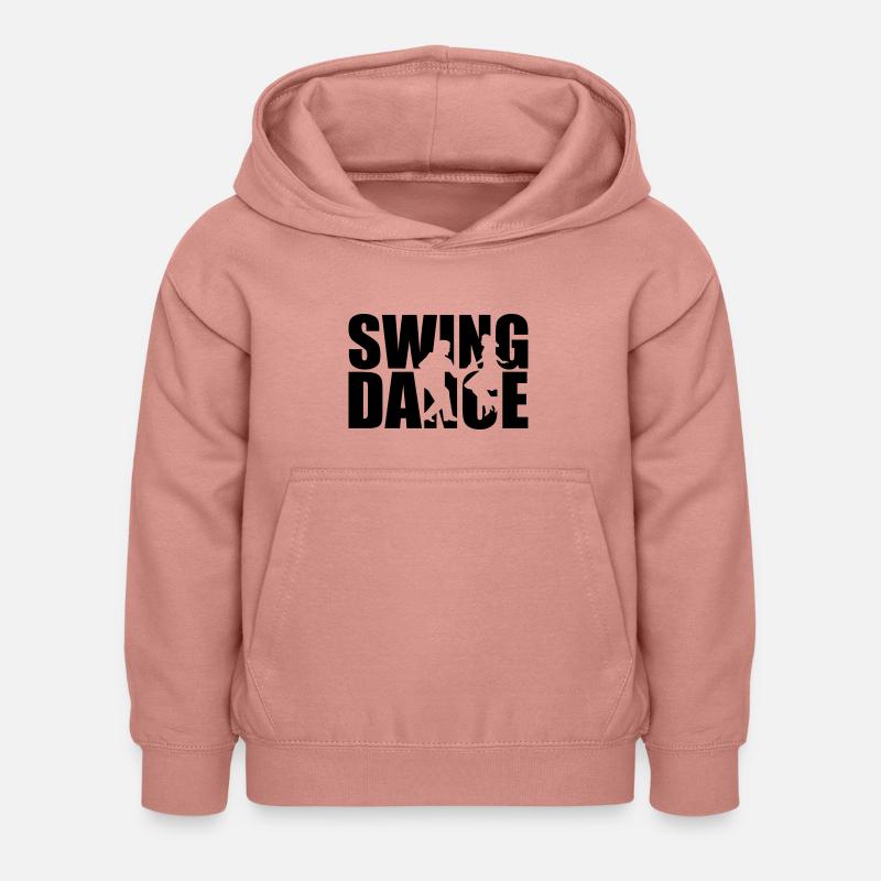 Swing dance - Kinder Hoodie - Altrosa