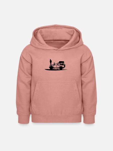 Defender LR - Kinder Hoodie - Altrosa