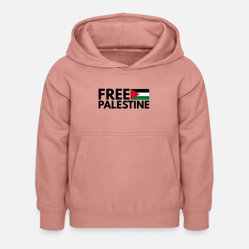 Libérer la Palestine - Sweat à capuche Enfant - rose poudré