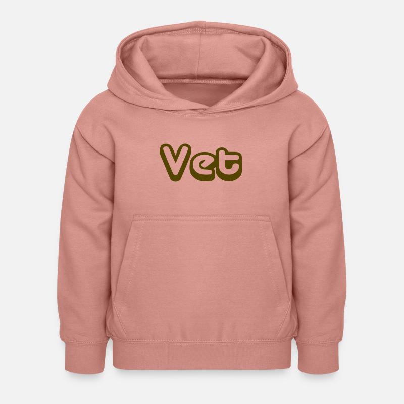 GRAISSE - Sweat à capuche Enfant - rose poudré