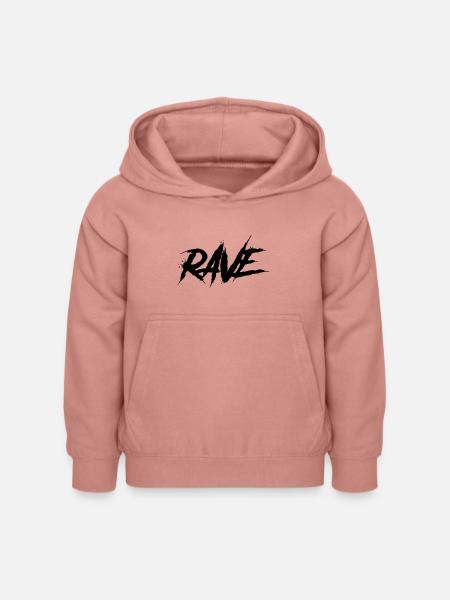 RAVE - Kinder Hoodie - Altrosa