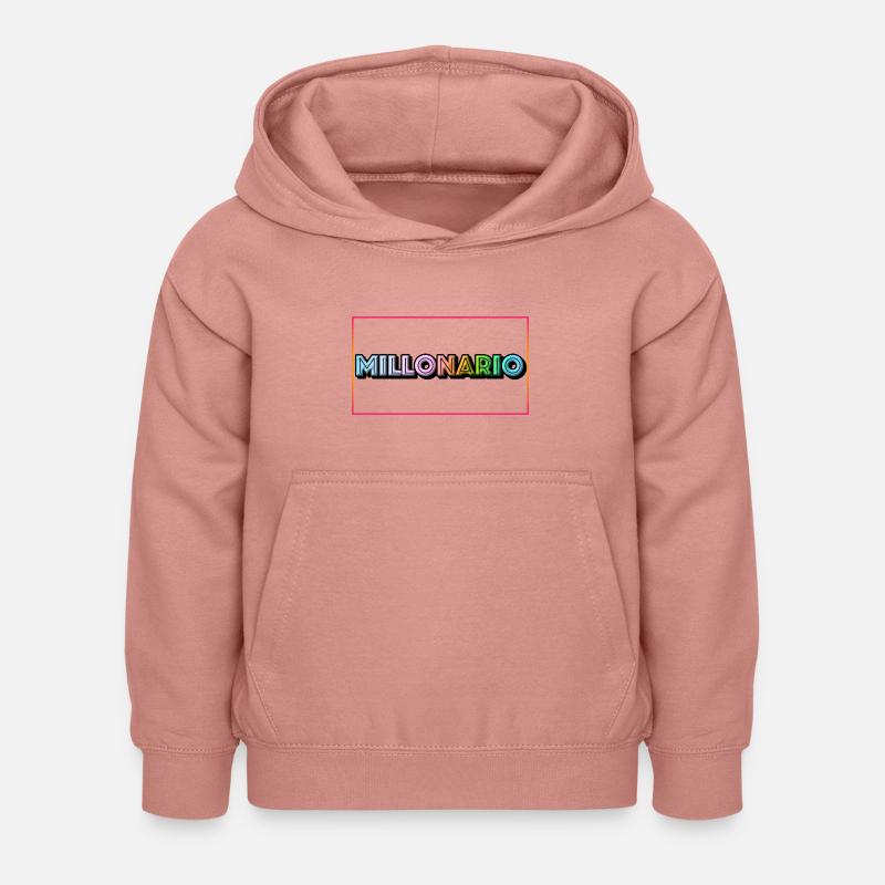 201431 - Sweat à capuche Enfant - rose poudré