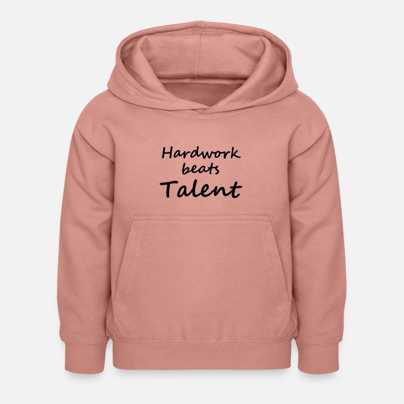 motivation - Sweat à capuche Enfant - rose poudré