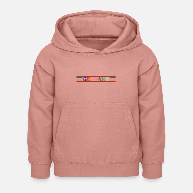 Germany - Sweat à capuche Enfant - rose poudré
