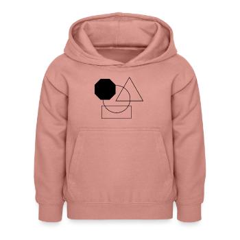 Chaos - Kinder Hoodie - Altrosa - Vorne - AI Model Kid Female (0cm)