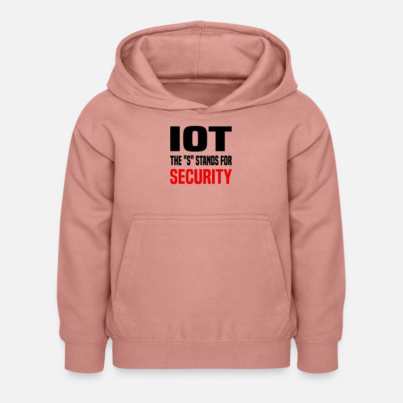 Internet Of Things IOT Programmierer Admin IT - Kinder Hoodie - Altrosa