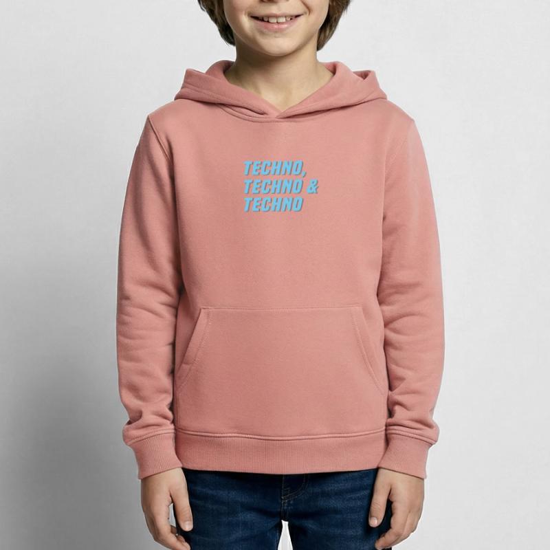 Techno Techno Techno Felpa con cappuccio per bambini