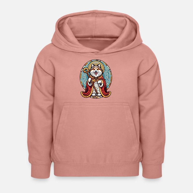 Patte Sainte - Sweat à capuche Enfant - rose poudré