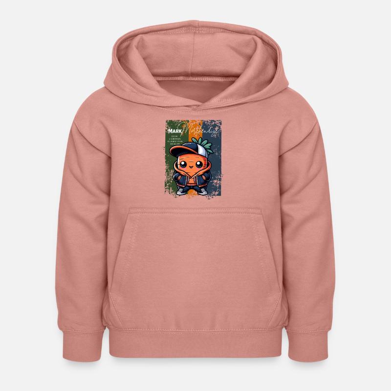 Marchandise Carrot Dize - Sweat à capuche Enfant - rose poudré
