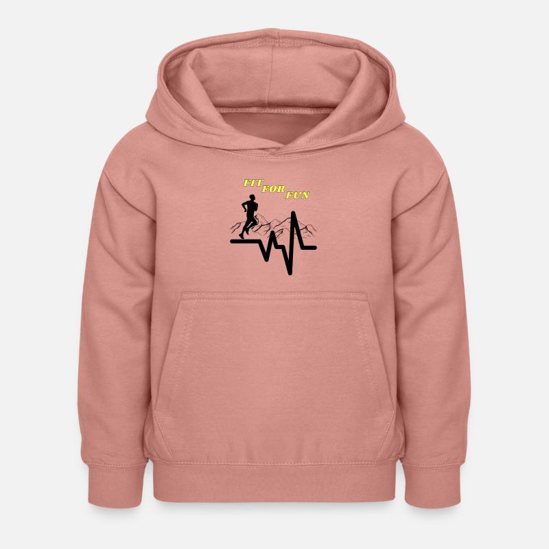 Jogging - Kinder Hoodie - Altrosa