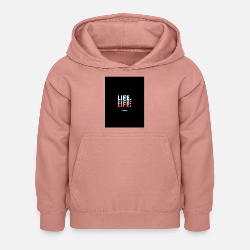 VIE - Sweat à capuche Enfant - rose poudré