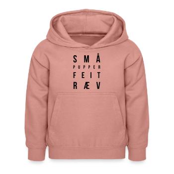 Kleine Titten, fetter Arsch - Kinder Hoodie - Altrosa - Vorne - AI Model Kid Female (0cm)