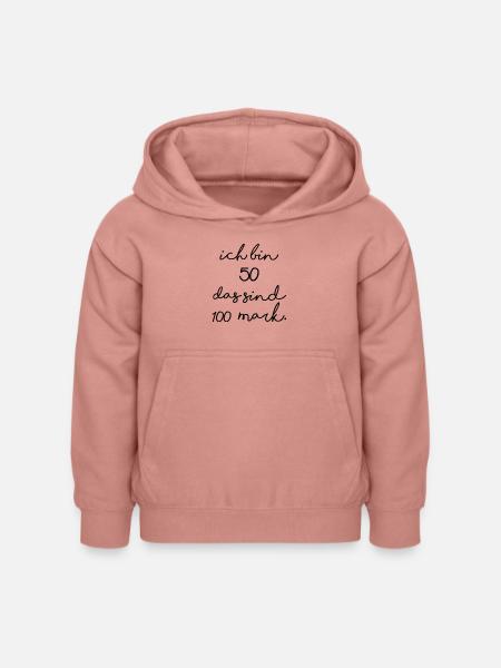 50 - Kinder Hoodie - Altrosa
