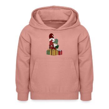 Wichtel - Kinder Hoodie - Altrosa - Vorne - AI Model Kid Female (0cm)