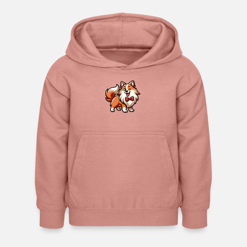 Casanova - Sweat à capuche Enfant - rose poudré